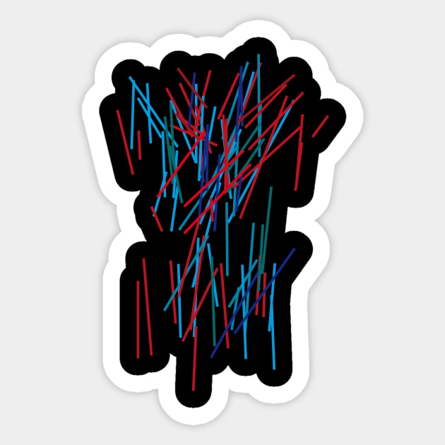 Abstract Sticker by Nikokosmos